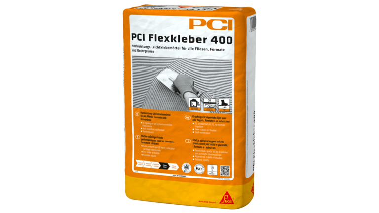 Oranger Sack PCI Flexkleber